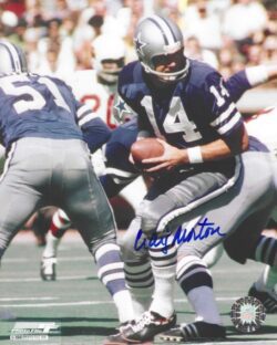 Autographed CRAIG MORTON 8X10 Dallas Cowboys Photo