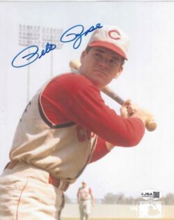 AUTOGRAPHED PETE ROSE 8X10 Cincinnati Reds Photo JSA