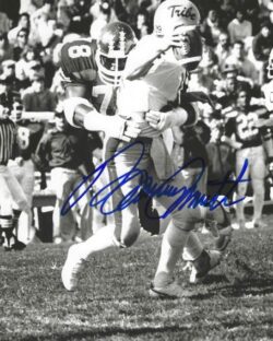 Autographed BRUCE SMITH 8X10 Virginia Tech Hokies Photo