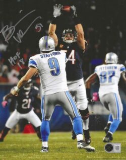 Autographed BRIAN URLACHER "HOF 18" 8x10 Chicago Bears Photo Beckett