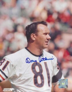 Autographed DOUG ATKINS 8x10 Chicago Bears Photo