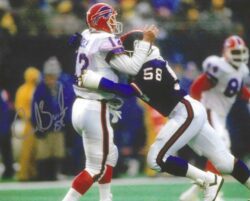 AUTOGRAPHED CARL BANKS 8X10 New York Giants Photo