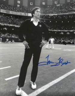 Autographed TOM FLORES 8X10 Oakland Raiders photo