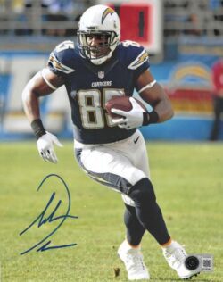 Autographed ANTONIO GATES 8X10 San Diego Chargers photo Beckett