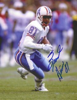 Autographed ERNEST GIVINS 8X10 Houston Oilers photo
