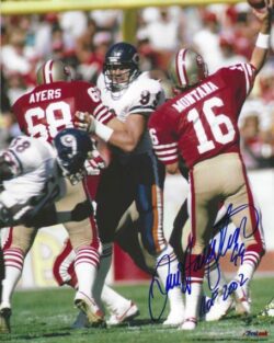 AUTOGRAPHED DAN HAMPTON 8x10 Chicago Bears Photo
