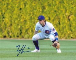 AUTOGRAPHED NICO HOERNER 8X10 Chicago Cubs photo