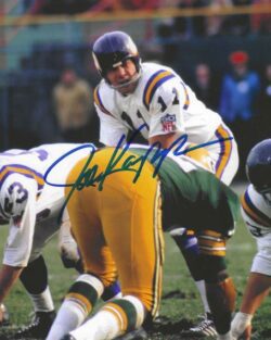 Autographed  JOE KAPP 8X10 Minnesota Vikings Photo
