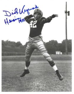 Autographed DICK KAZMAIER "Heisman 1951" 8X10 Princeton Tigers Photo