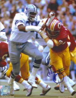 Autographed HARVEY MARTIN 8x10 Dallas Cowboys Photo