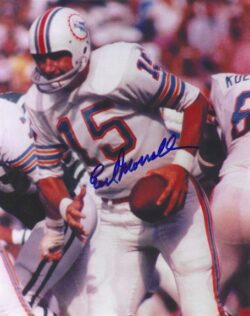Autographed Earl Morrall Miami Dolphins 8x10 Photo