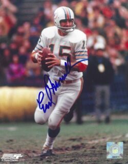 Autographed Earl Morrall Miami Dolphins 8x10 Photo