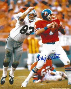 Autographed CRAIG MORTON 8X10 Denver Broncos Photo