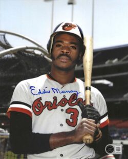 AUTOGRAPHED EDDIE MURRAY 8X10 Baltimore Orioles Photo Beckett