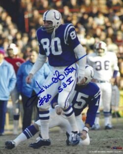 Autographed JIM O'BRIEN "SB V" 8X10 Baltimore Colts photo