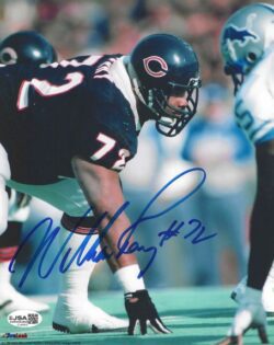 Autographed WILLIAM PERRY 8X10 Chicago Bears Photo JSA