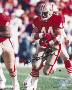 Autographed TOM RATHMAN 8x10 San Francisco 49ers Photo