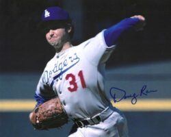 AUTOGRAPHED DOUG RAU 8x10 Los Angeles Dodgers photo