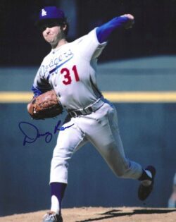 AUTOGRAPHED DOUG RAU 8x10 Los Angeles Dodgers photo