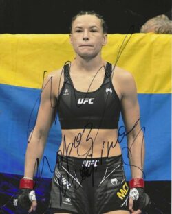 Autographed MARYNA MOROZ UFC MMA TKO 8x10 Photo