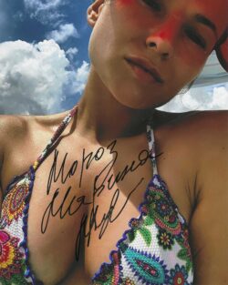 Autographed MARYNA MOROZ UFC MMA TKO 8x10 Photo