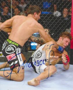 Autographed GEGARD MOUSASI UFC MMA 8x10 Photo w/ COA