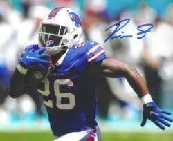 Autographed DEVIN SINGLETARY 8X10 Buffalo Bills Photo