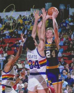 Autographed RIK SMITS 8x10 Indiana Pacers Photo