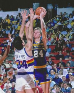 Autographed RIK SMITS 8x10 Indiana Pacers Photo