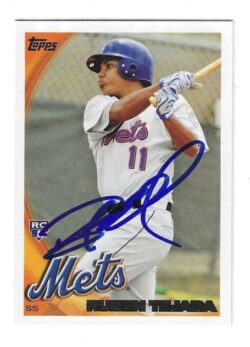 Autographed RUBEN TEJEDA New York Mets 2010 Topps Card