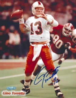 Autographed GINO TORRETTA 8X10 Miami Hurricanes Photo