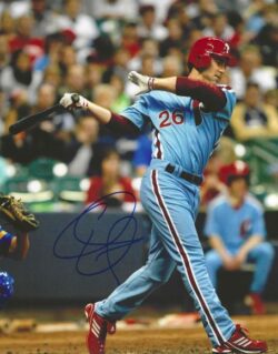 AUTOGRAPHED CHACE UTLEY 8X10 Philadelphia Phillies Photo