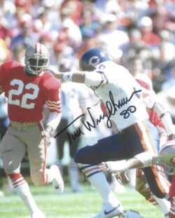 AUTOGRAPHED TIM WRIGHTMAN 8x10 Chicago Bears Photo