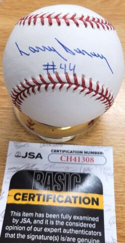 Autographed LARRY DEMERY Official Major League Baseball JSA