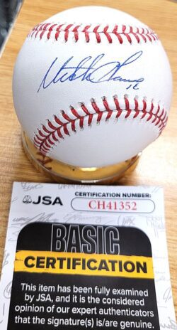 Autographed MITCH GARVER Official Major League Baseball JSA