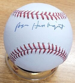 Autographed ROGER HAMBRIGHT Official Major League Baseball