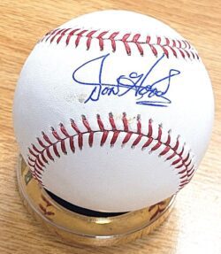 Autographed DON HOOD Official Major League Baseball