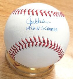 Autographed JOE HORLEN "1972 WS Champs" Official Major League Baseball