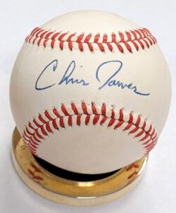 Autographed CHRIS JAMES Official National League Baseball