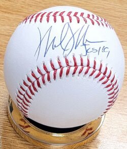 Autographed MIKE MOORE Official Major League Baseball