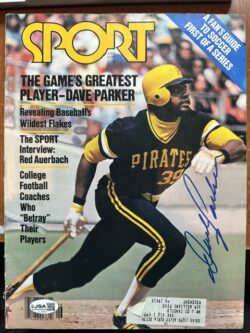 Autographed Dave Parker Pittsburgh Pirates 6/79 Sport Magazine - JSA Authenticated