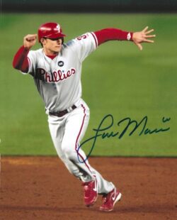 AUTOGRAPHED LOU MARSON 8X10 Philadelphia Phillies Photo