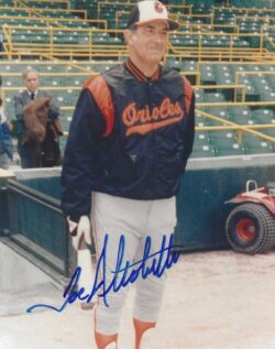 AUTOGRAPHED JOE ALTOBELLI 8X10 Baltimore Orioles Photo