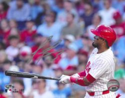 AUTOGRAPHED LUIS ARRAEZ 8X10 Philadelphia Phillies Photo