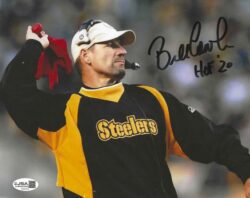 Autographed BILL COWHER "HOF 20" 8X10 Pittsburgh Steelers Photo JSA