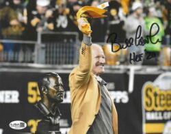 Autographed BILL COWHER "HOF 20" 8X10 Pittsburgh Steelers Photo JSA