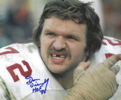 Autographed DAN DIERDORF "HOF 96" 8X10 St. Louis Cardinals Photo