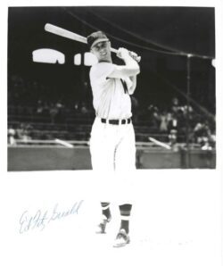 AUTOGRAPHED ED FITZGERALD 8X10 Washington Senators Photo