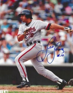 AUTOGRAPHED LEO GOMEZ 8X10 Baltimore Orioles Photo