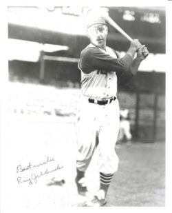 AUTOGRAPHED RAY JABLONSKI 8X10 Cincinnati Reds Photo